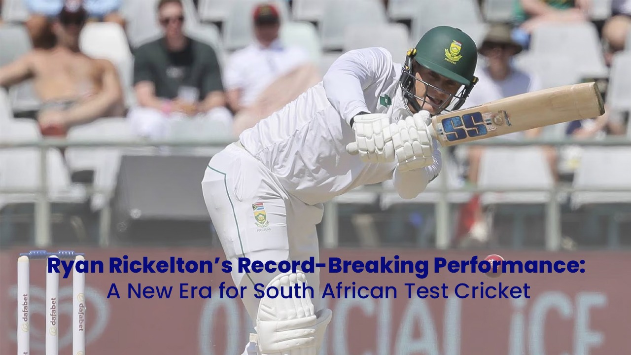 Ryan Rickelton’s Record