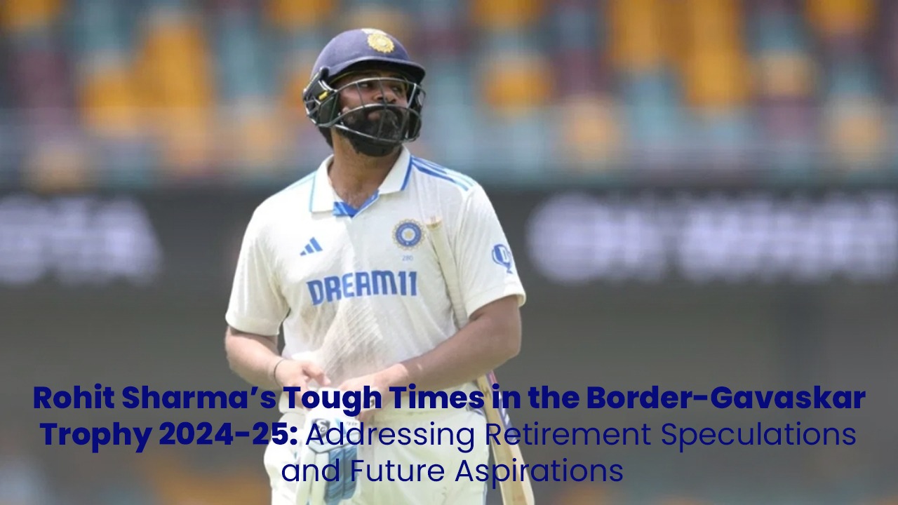 Rohit Sharma in Border-Gavaskar Trophy 2024-25