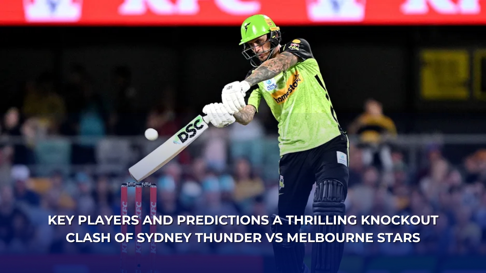 Sydney Thunder vs Melbourne Stars