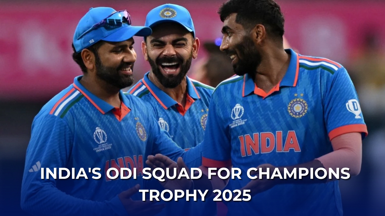 India's ODI Squad For Champions Trophy 2025